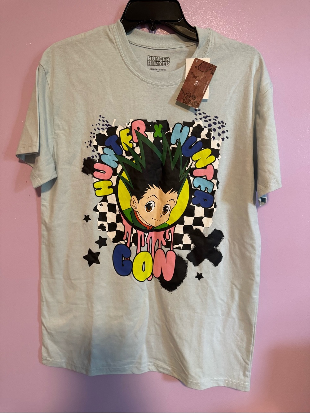 Hunter Light Blue Gon Graphic Tee - Multicolor Print